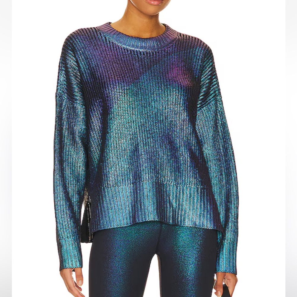 NWT Beach Riot Callie Sweater in Galaxy Shine Size Med